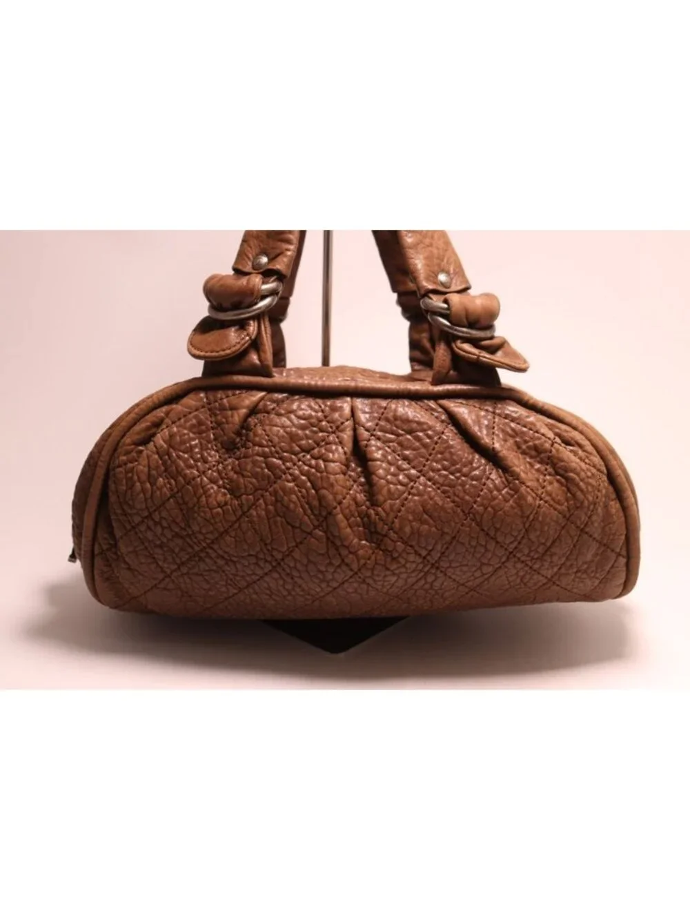Chanel Leather Handbag Brown